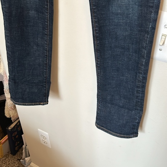 Pilcro and letterpress Anthropologie Dark low rise straight leg jeans size 28 - Picture 4 of 7
